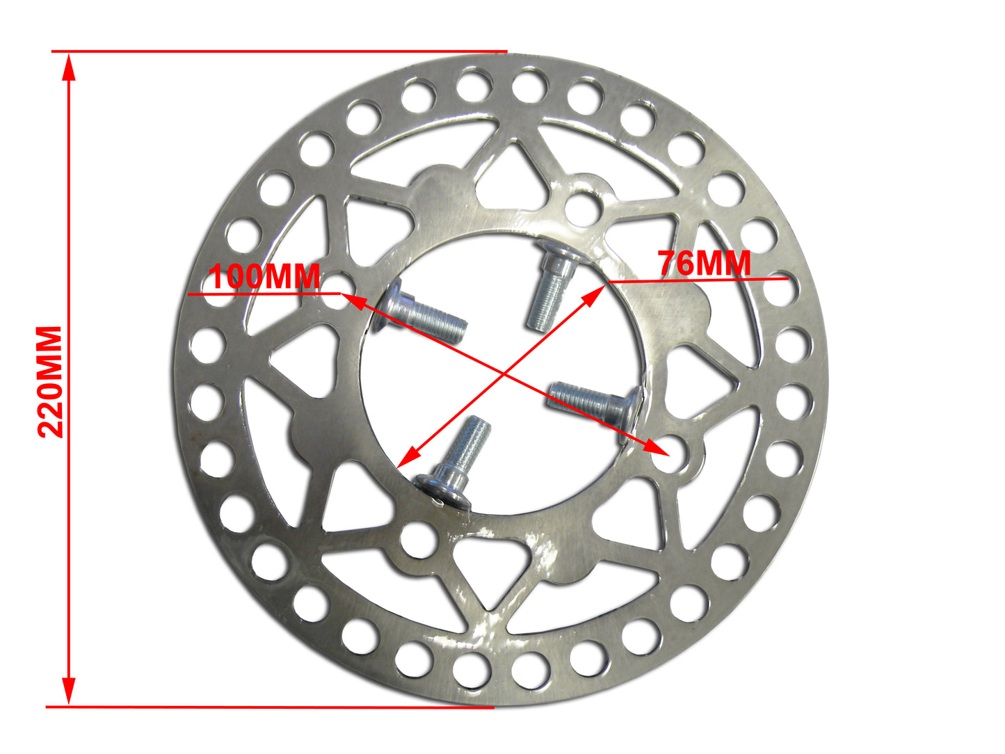 HD 220mm Brake Disc Rotor (Round)