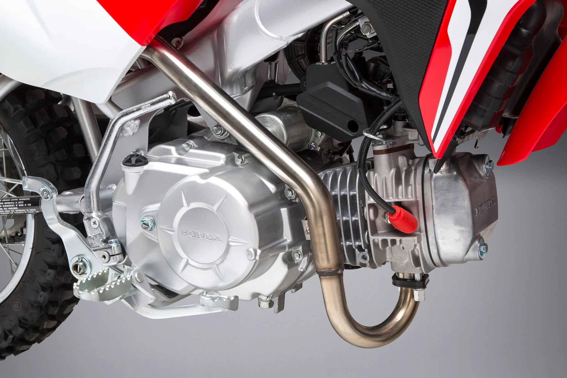 Yoshimura CRF110F 2019-24 RS-9T Stainless Full Exhaust, with Stainless Muffler