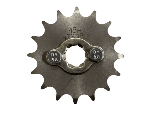 #428 16T front sprocket, suit 17mm shaft