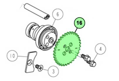 Daytona Anima 190 Camshaft Sprocket