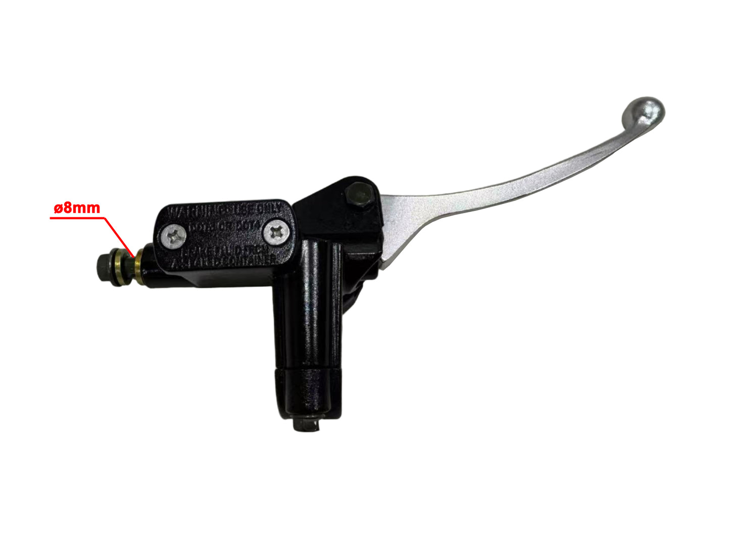 Front Brake Master Cylinder, 8mm Banjo