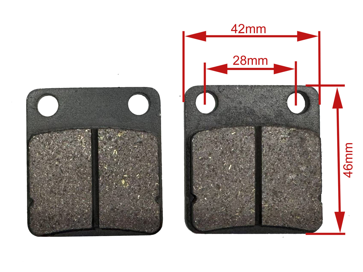 DHZ Brake Pads, Suit Rear Brakes on DPRO140, 2000-2013 Yamaha YZ85