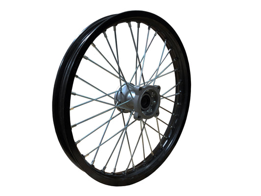 17" Front, 15mm Axle Hub, HD Black Alloy Rim (1.6 x 17)
