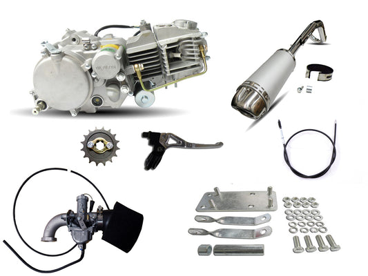 Honda Postie CT110 150 Engine Conversion Kit with OKO Carburetor