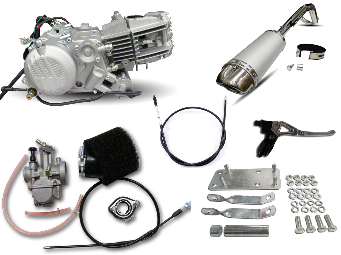 Honda Postie CT110 190 Engine Conversion Kit, Electric Start, 5 Speed