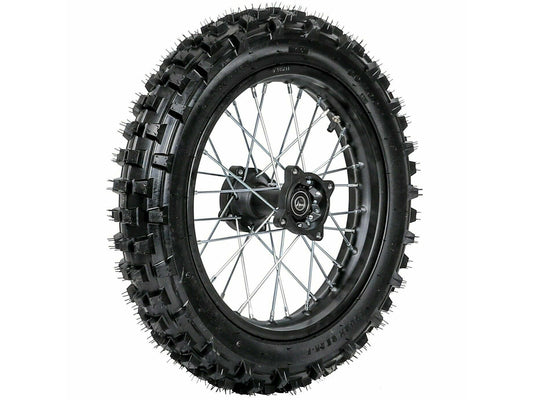 12" Rear Complete Wheel, Fit 15mm Axle