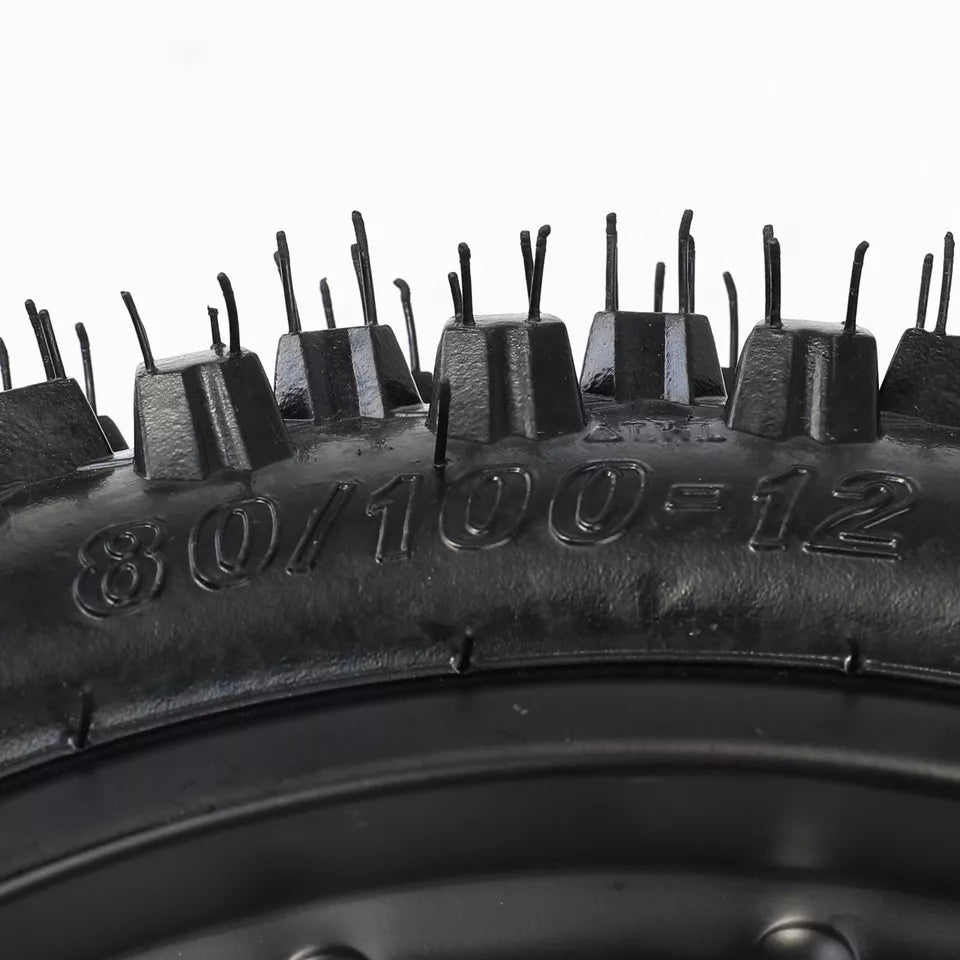 12" Rear Complete Wheel, Fit 15mm Axle