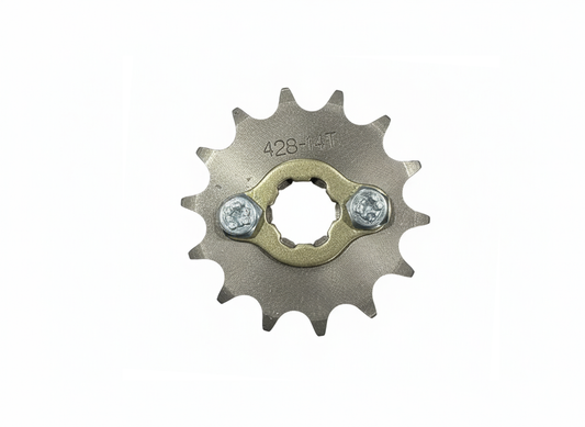 14T Front Sprocket, 428 Pitch Chain, fit 20mm Shaft
