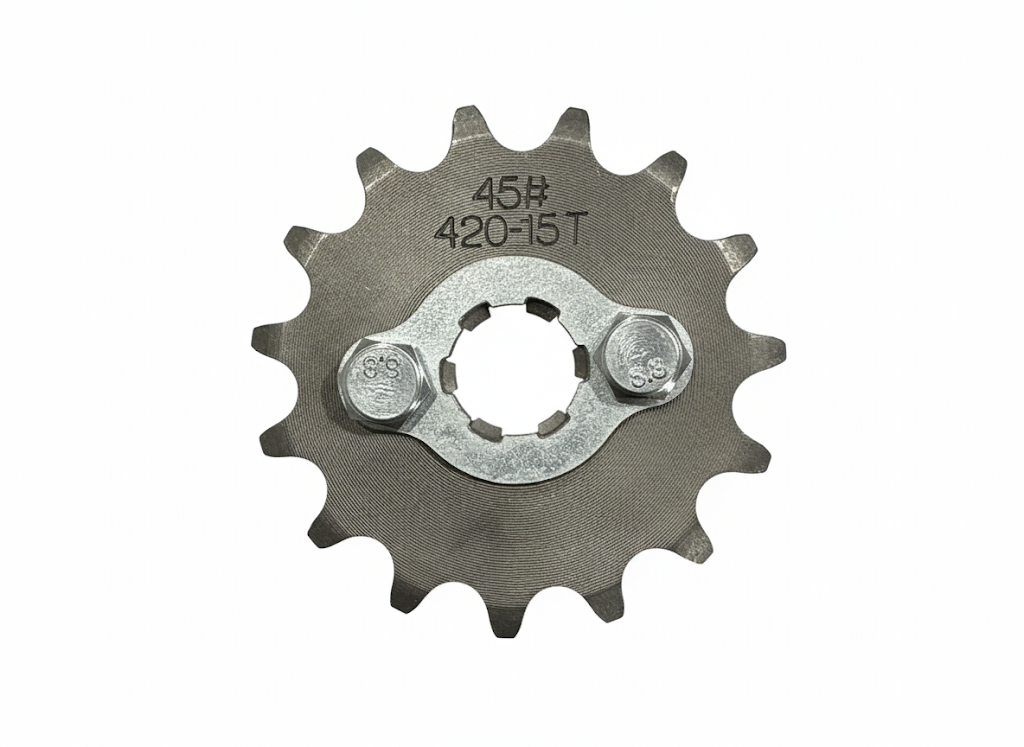 15T #420 Pitch Chain Front Sprocket, 20mm Shaft