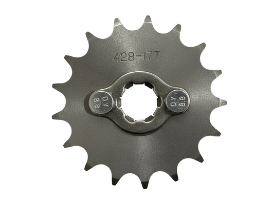 17T Front Sprocket, 420 Pitch, suit 17mm Shaft