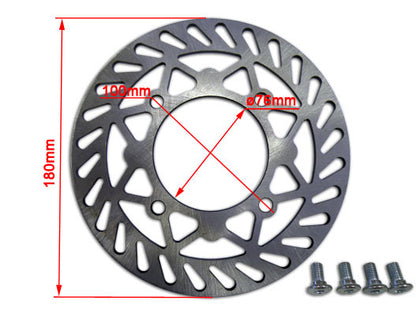 HD 180mm Brake Disc Rotor (Round)