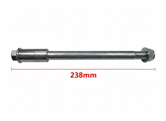 238mm Axle, 15mm Diameter, 2 spacers