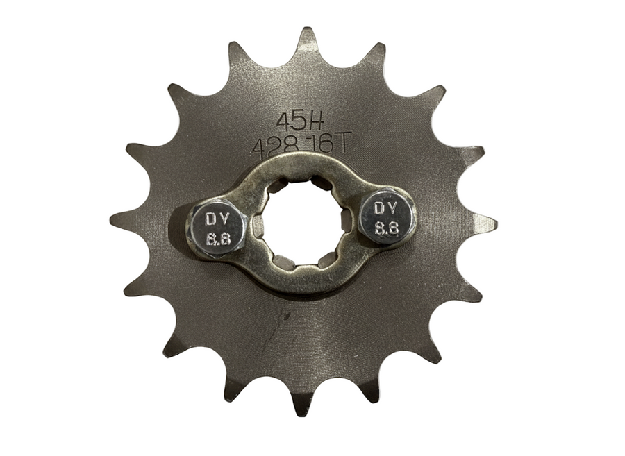 #428 16T front sprocket, suit 20mm shaft