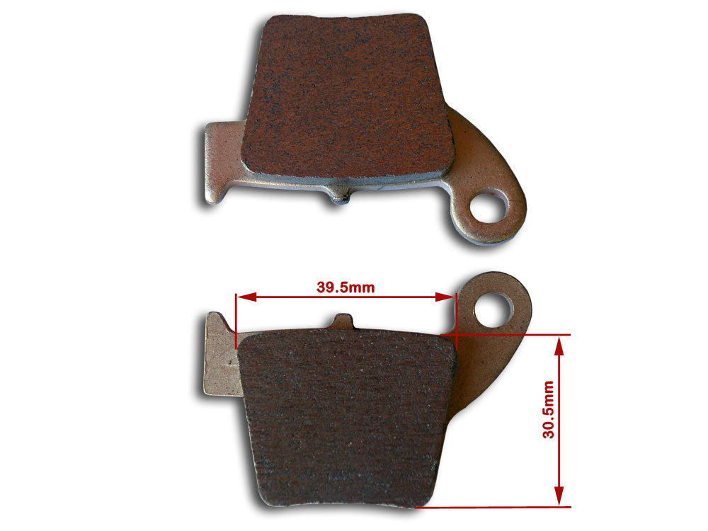 DHZ Brake Pads, Suit GPX Moto Rear Brake Kit, OUTLAW160R