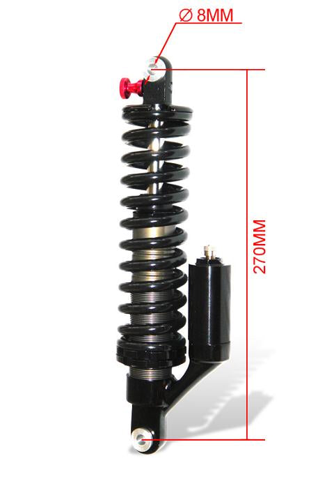 Fastace Rear Shock Model BS-58AR-270L, 550lbs