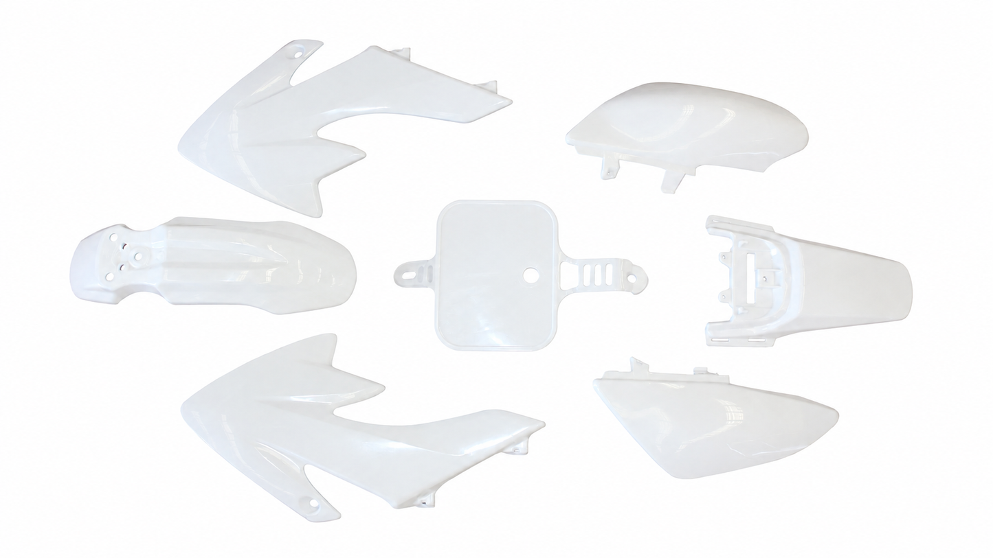 CRF50 7 Pieces White Colored Plastic Kit