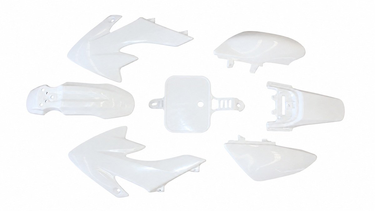 CRF50 7 Pieces White Colored Plastic Kit