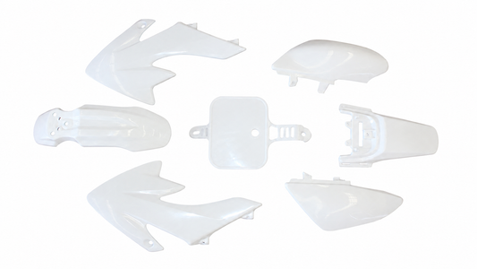 CRF50 7 Pieces White Colored Plastic Kit