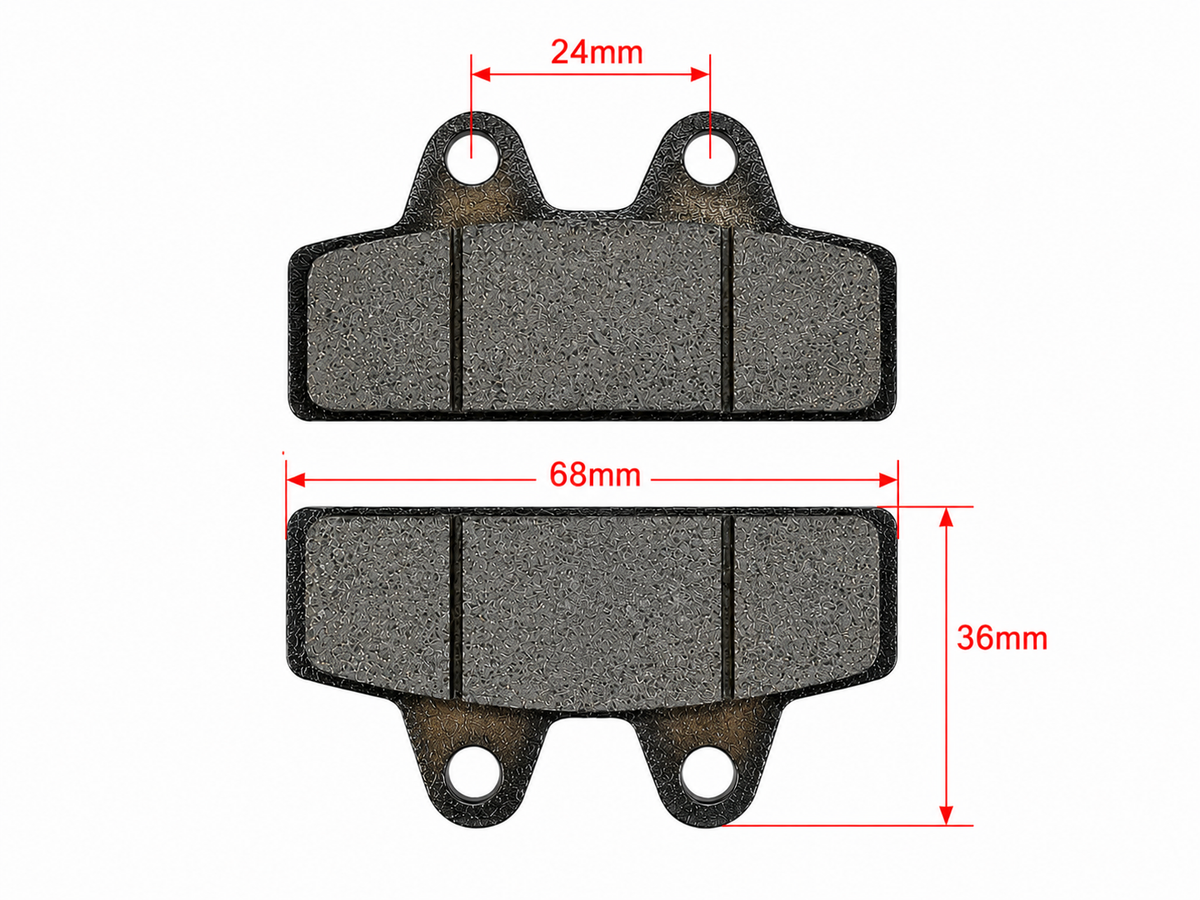 Front Brake Pads, for DHZ 6000 Evader