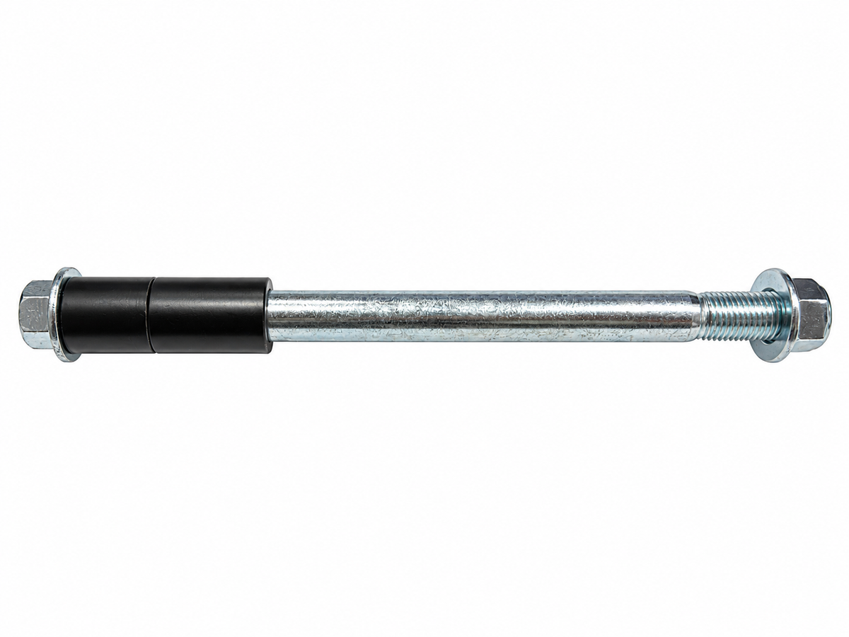 15mm / 230mm Wheel Axle with 2 Spacers, fit DHZ 6000 Evader Front Wheel