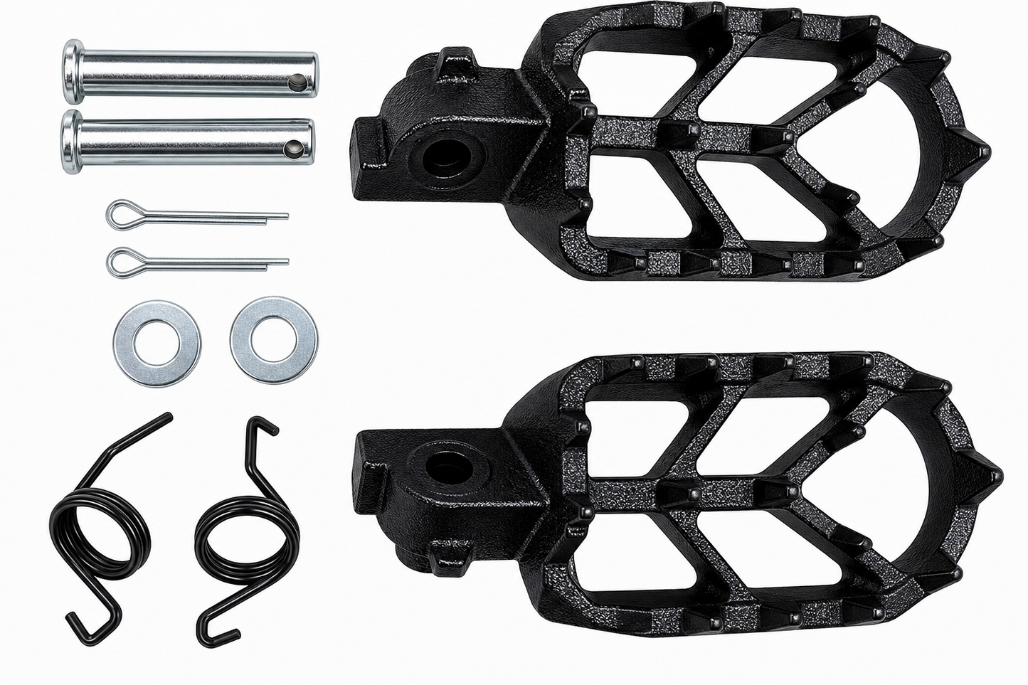 Heavy Duty Chromoly Steel Footpeg Kit