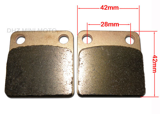 DHZ Brake Pads, Suit Rear Brakes on DPRO140, 2000-2013 Yamaha YZ85