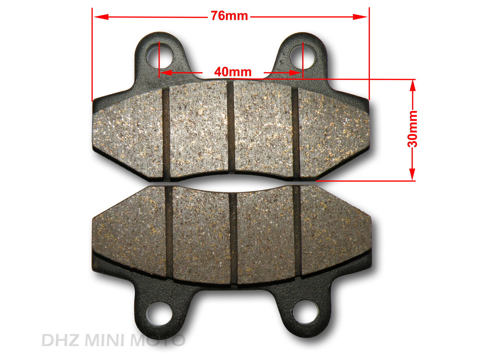 DHZ Brake Pads for DHZ OUTLAW, PitsterPRO Bikes and DHZ 5000/7500E Electric Dirt Bikes