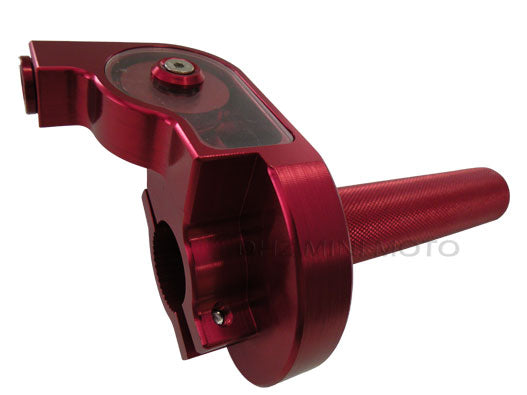 Aluminium 1/4 Turn Joker Throttle RED