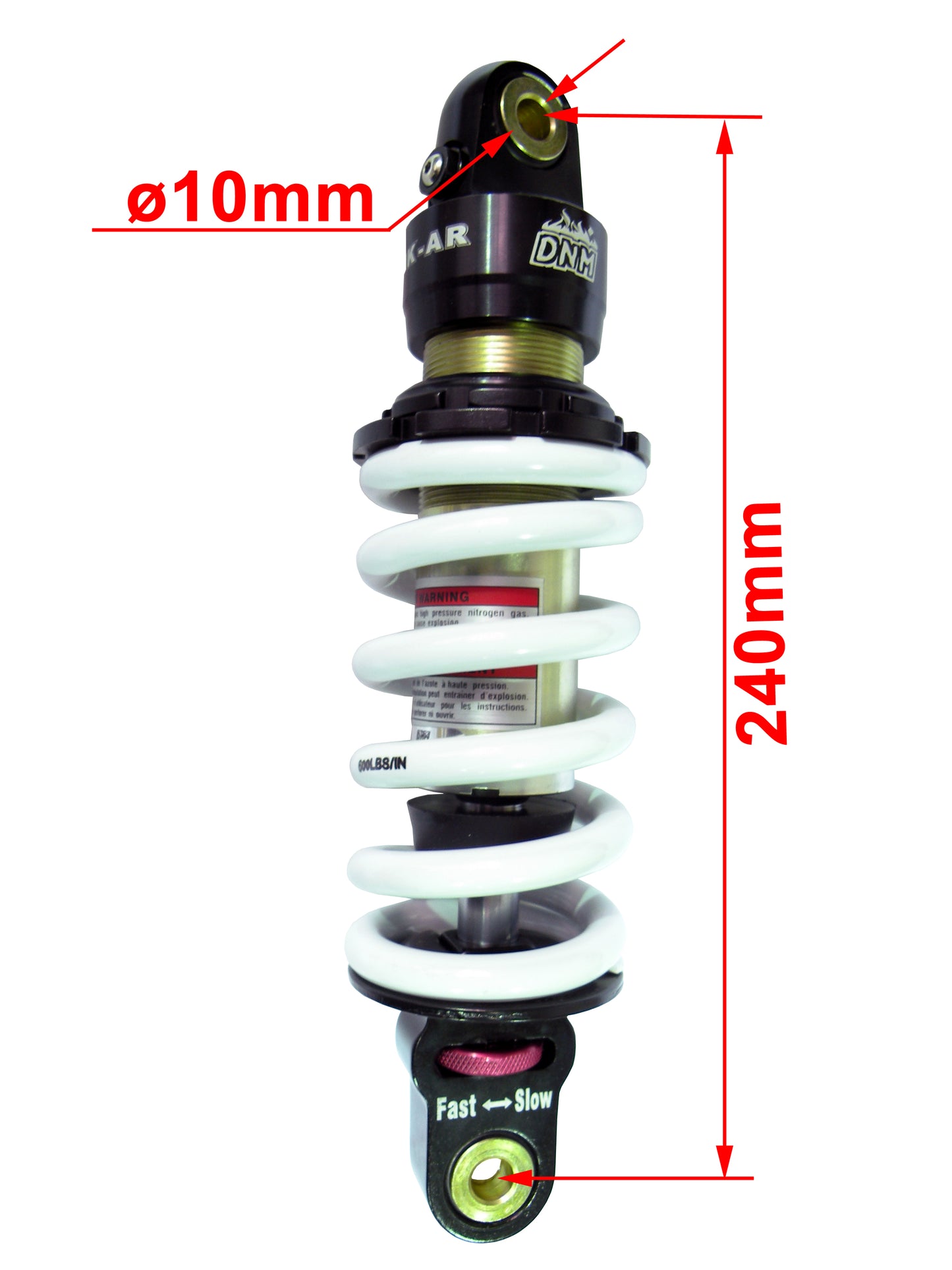 DNM Rear Shock MK-AR-240L 600lbs Spring