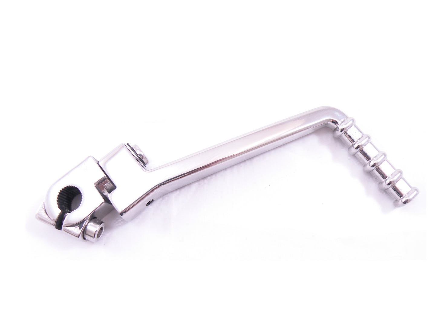 Polished Stainless Steel Kick Start, 14mm Shaft