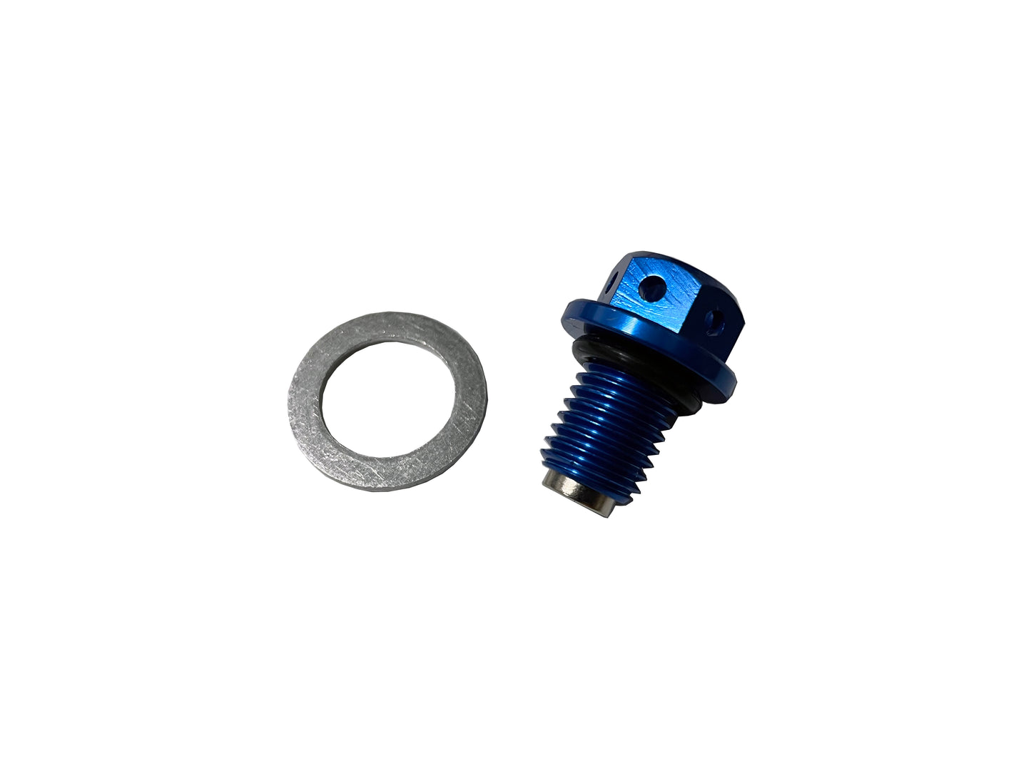 Magnetic Engine Drain Plug, Fits All Engines (Blue)