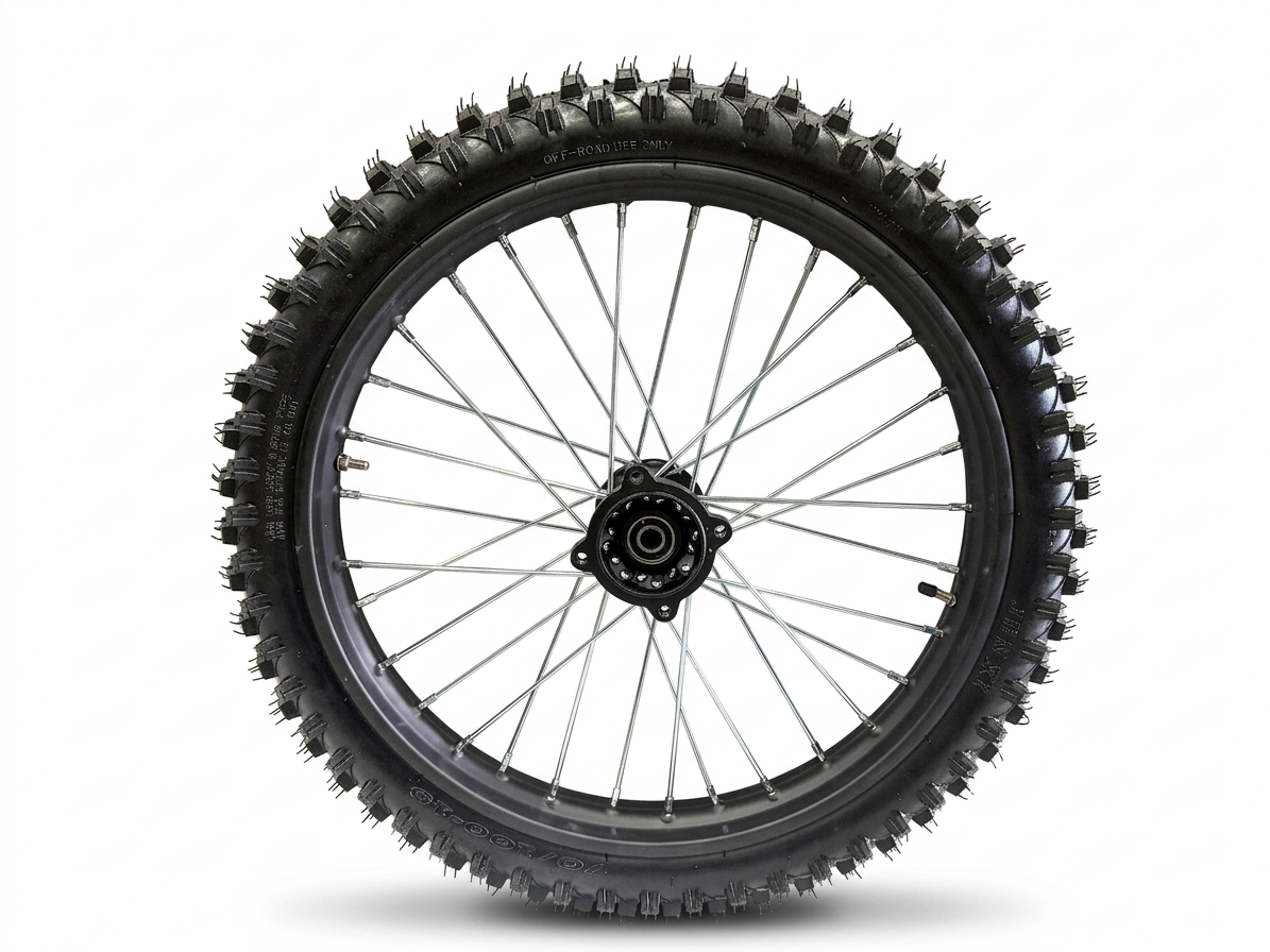 19" 70/100-19 Front Complete Wheel, 15mm axle, fit DHZ 7500E