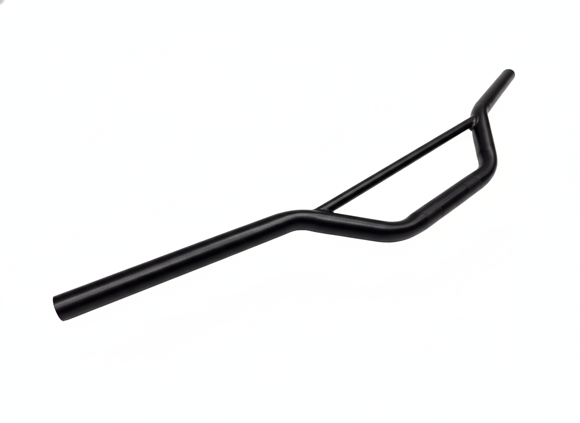 22mm Low Rise Steel Handlebar, 75mm Long