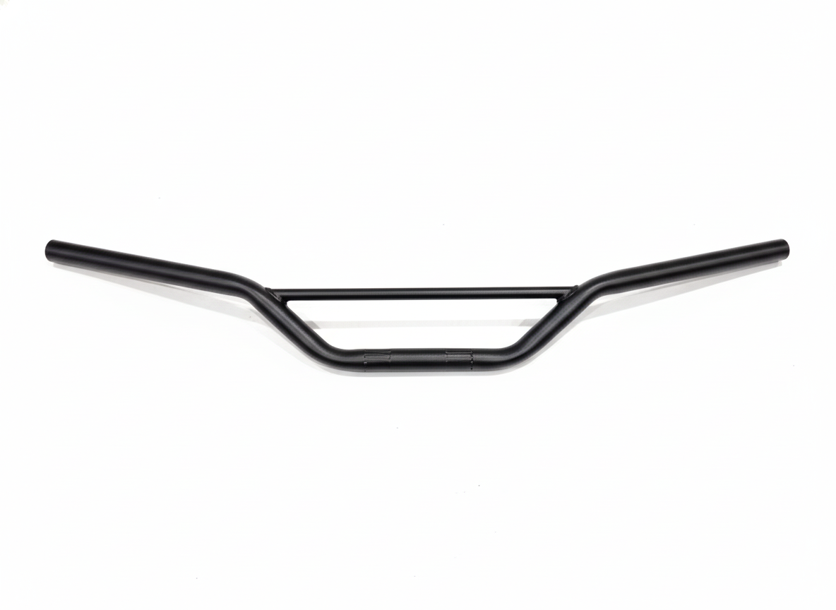 22mm Low Rise Steel Handlebar, 75mm Long