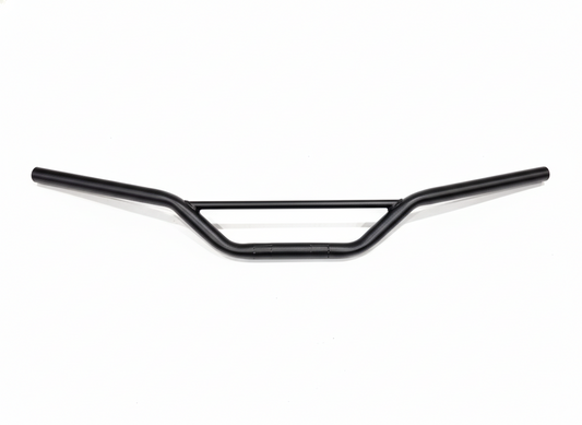 22mm Low Rise Steel Handlebar, 75mm Long