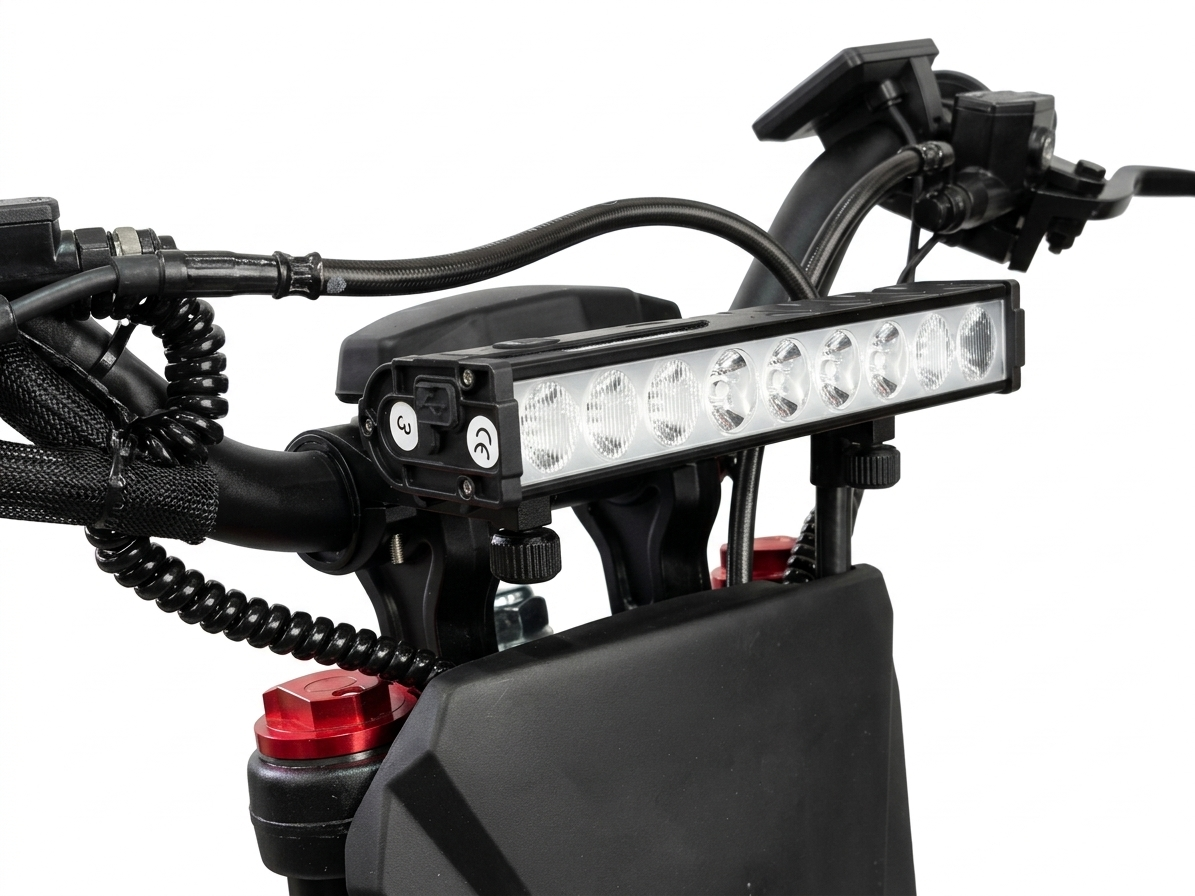 Headlight 10000 Lumen installed on 6000 Evader