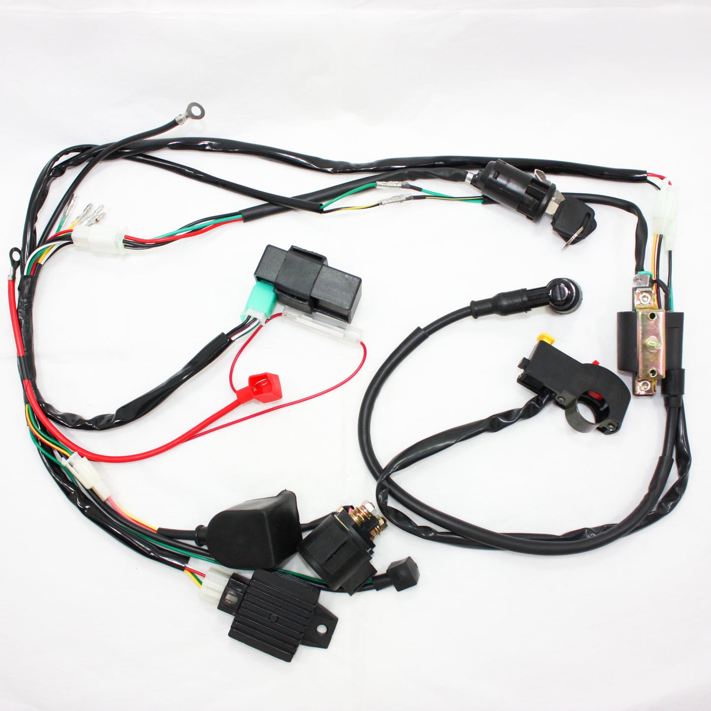 BT 125cc 3+1 Semi Auto Engine Motor + Wiring Kit+ Carby