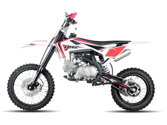 DHZ OUTLAW140EL, Manual, 17" Front / 14" Rear Wheel, 140cc Dirt Bike