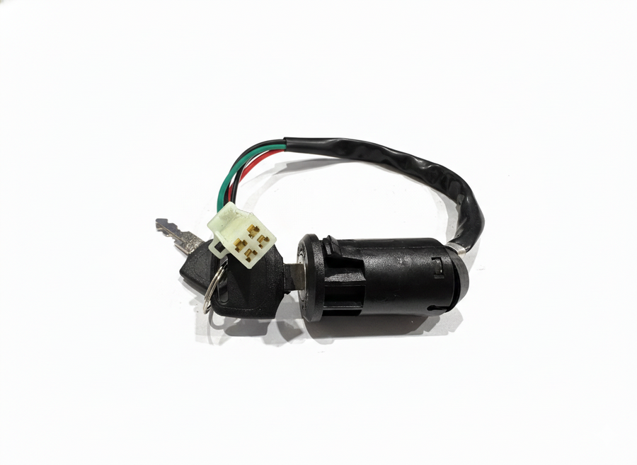 Ignition  Key Barrel 4 Pin Female Plug