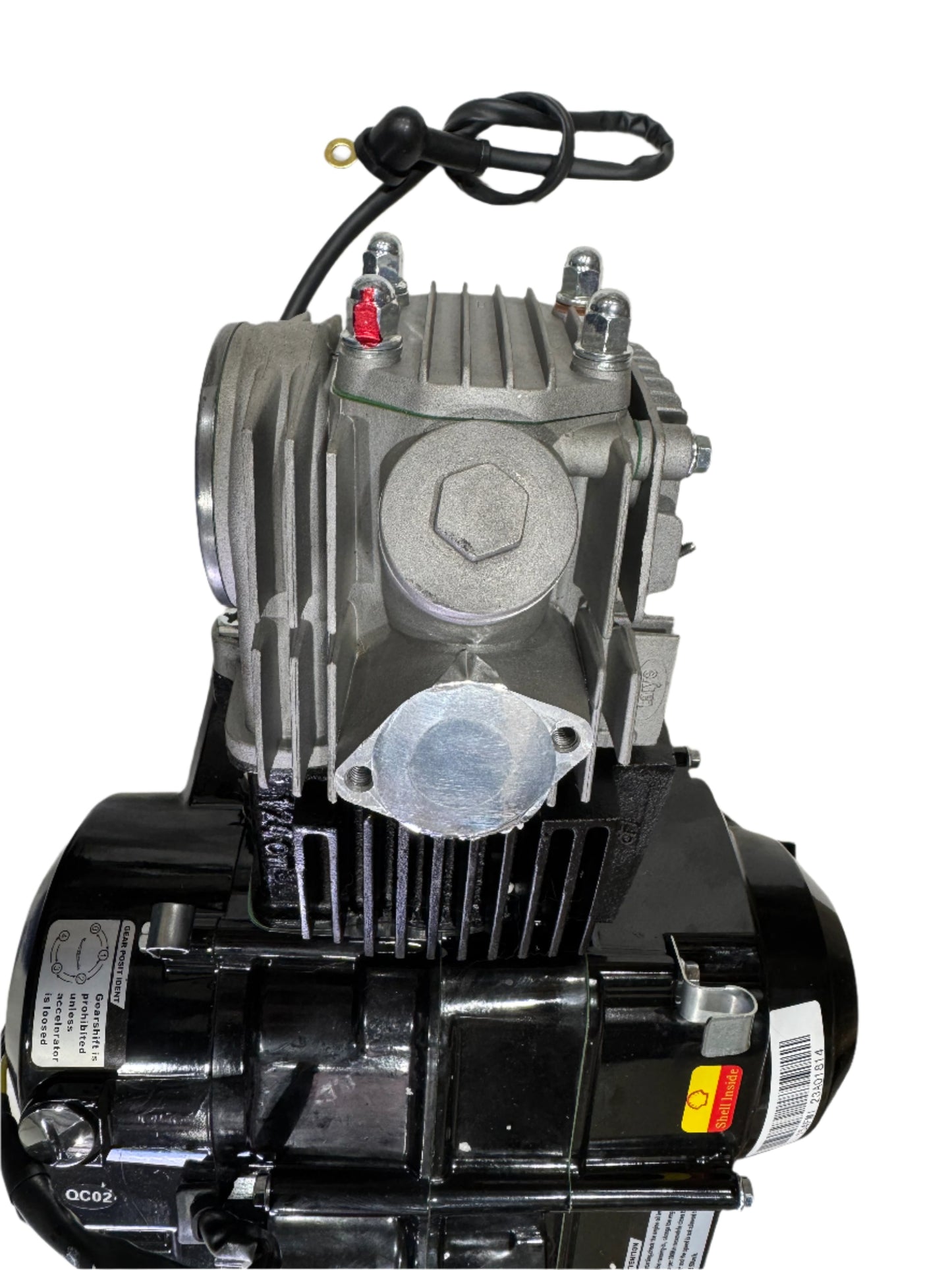 [Cracked, Never Used] LIFAN 125, Electric Start, Semi Auto 4 Stroke Engine (Black)