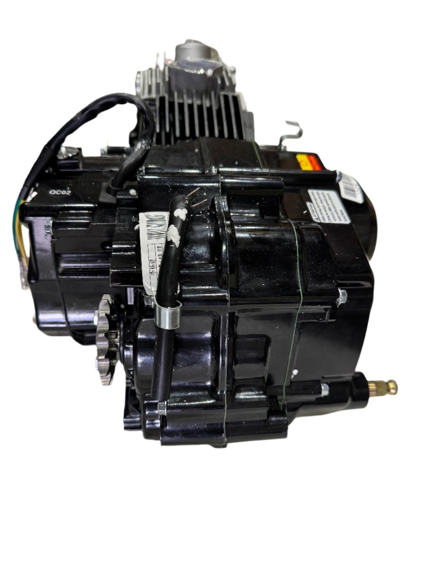 [Cracked, Never Used] LIFAN 125, Electric Start, Semi Auto 4 Stroke Engine (Black)