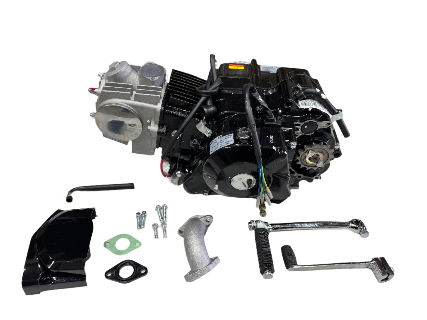 [Cracked, Never Used] LIFAN 125, Electric Start, Semi Auto 4 Stroke Engine (Black)