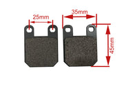 DHZ Brake Pads, Suit PIT Bike, Dirt Bike, Quad Bike, ATV, Dune Buggy, UTV, Gokart, 4 Wheeler. Motorcross Bike, Mx Bike