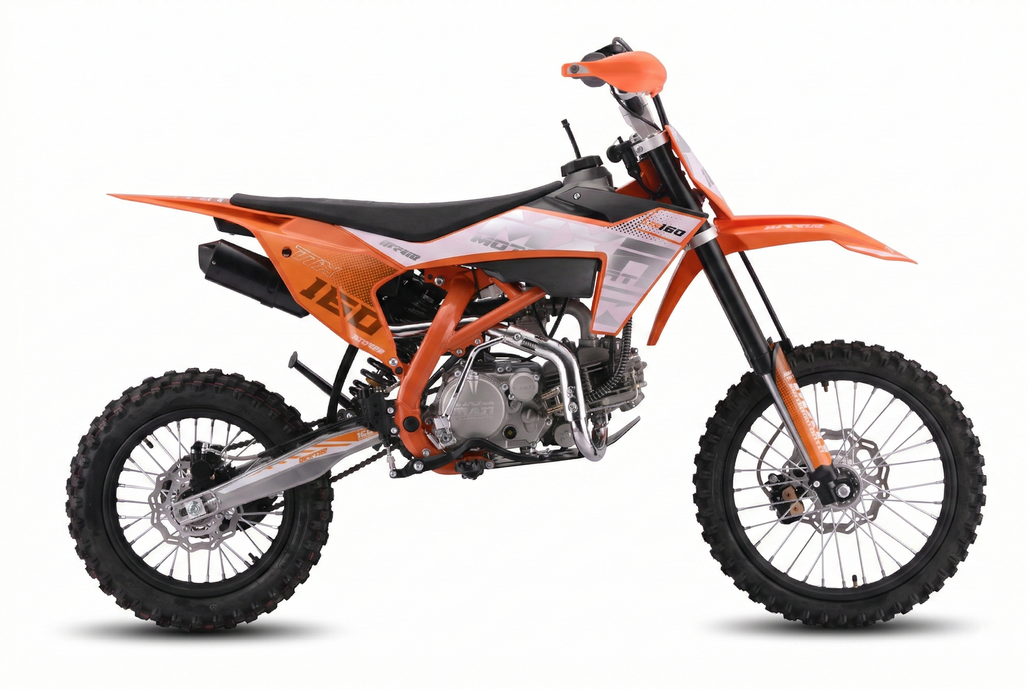 MXR MX-160 DIRT BIKE, 17" FRONT / 14" REAR, OFF ROAD