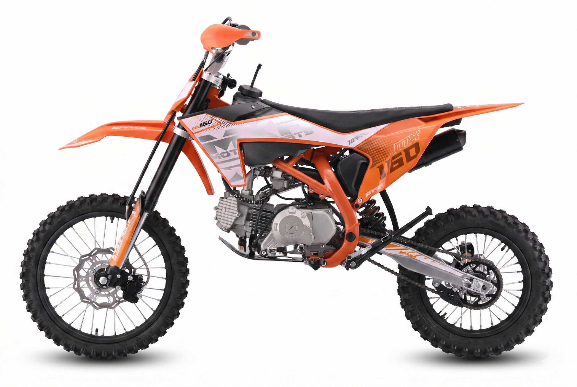 MXR MX-160 DIRT BIKE, 17" FRONT / 14" REAR, OFF ROAD