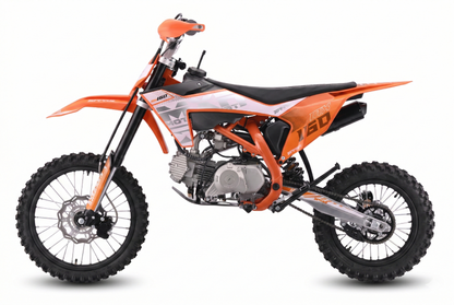 MXR MX-160 DIRT BIKE, 17" FRONT / 14" REAR, OFF ROAD