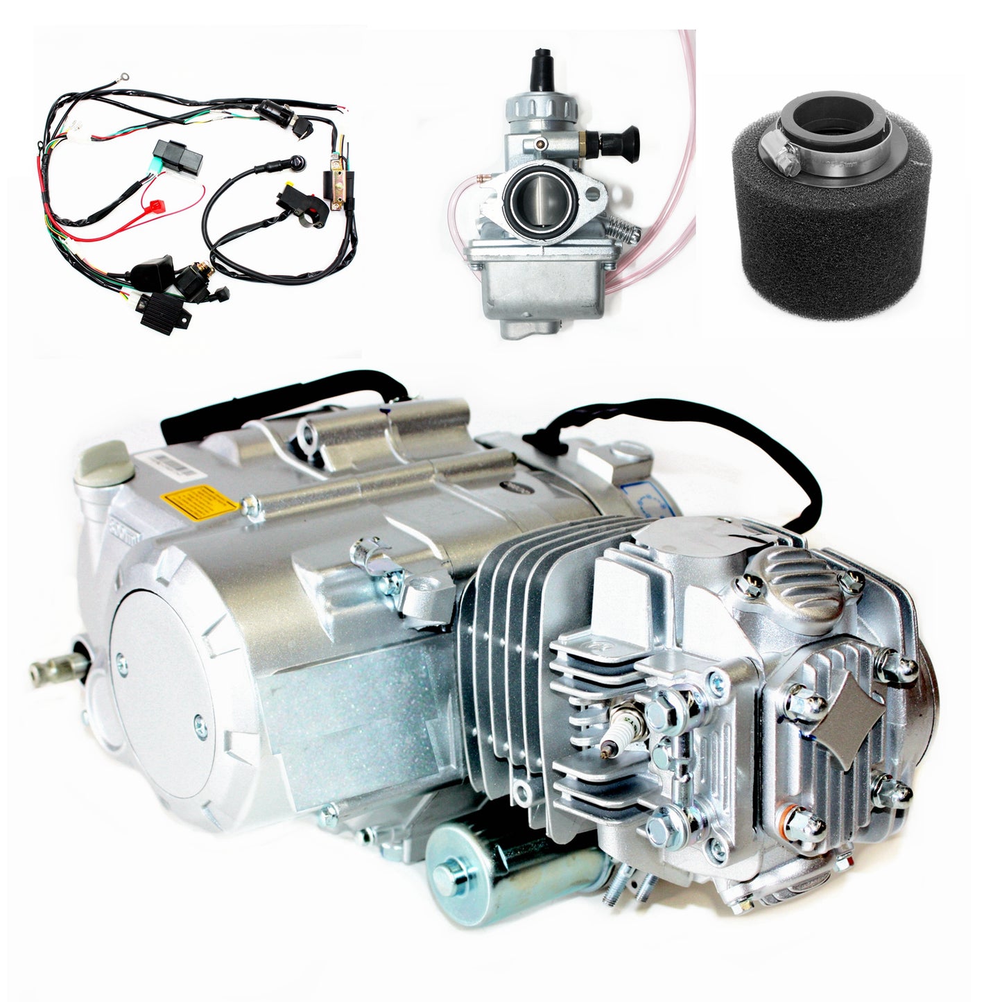YX 140cc, Electric Start, 4 Speed Semi Auto Engine