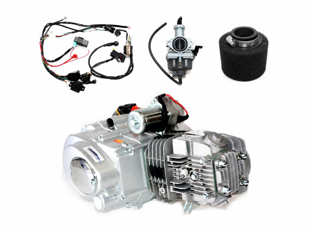 BT150cc Engine + Wiring + Carburetor Kit