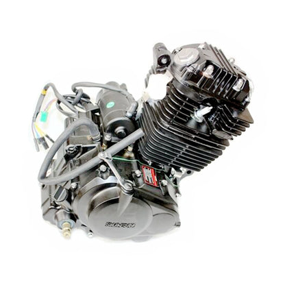 Shineray 250cc Electric Start Air Cooled Manal Clutch Engine (Black)