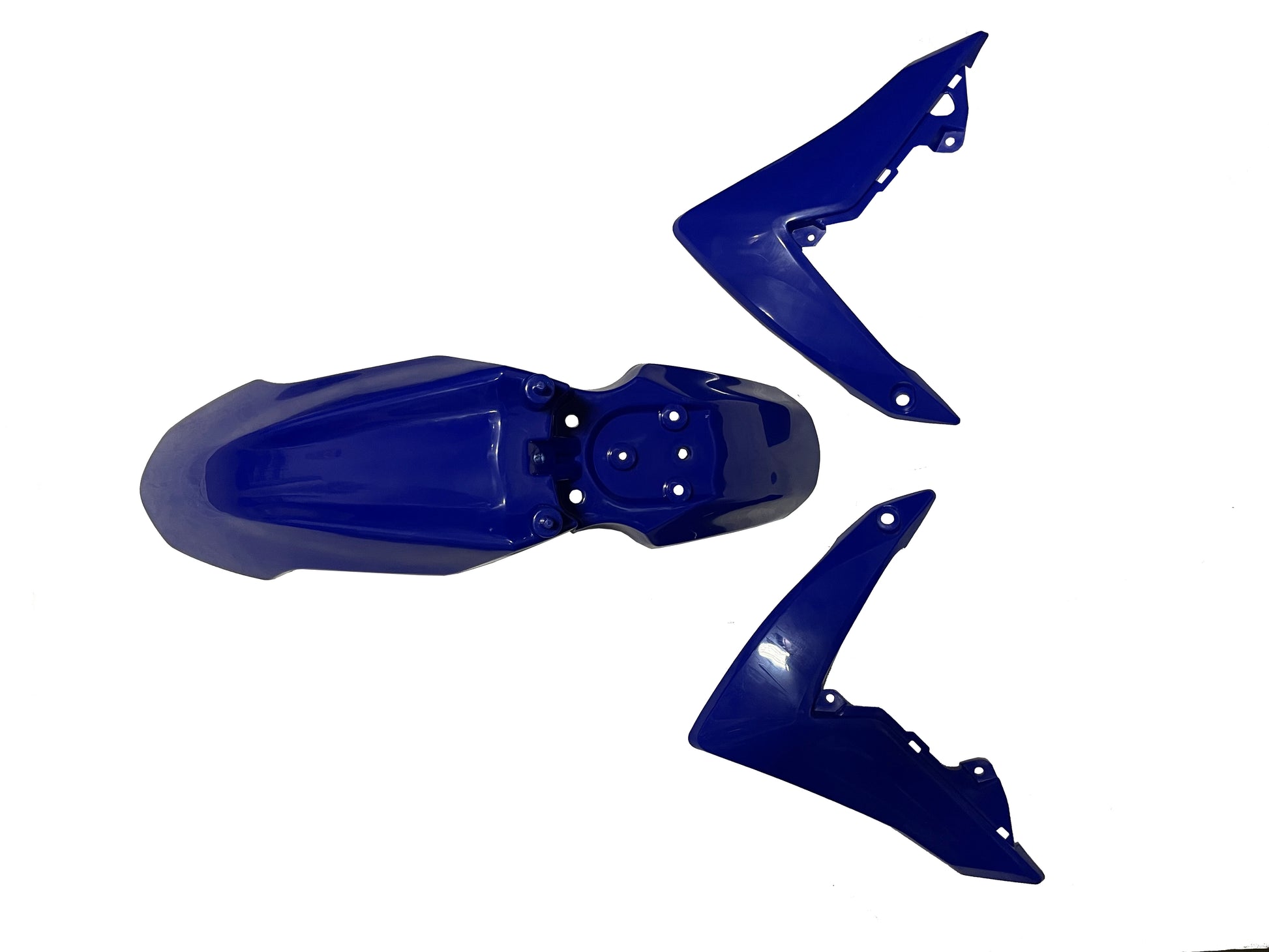 CRF110 Front Mudguard + 2 Side Fenders Plastic Kit (BLUE)